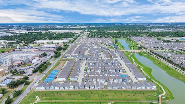 10053 Cloud Mist Dr, Houston, TX 77080 - aerial view of property's location featuring a nearby body of water