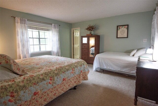 5150 Sandy Creek Ln, Brenham, TX 77833 - bedroom featuring carpet flooring and a textured ceiling