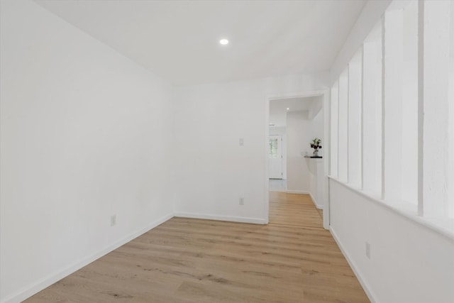 5511 Hickory Forest Dr, Houston, TX 77088 - unfurnished room featuring light wood-type flooring, baseboards, and recessed lighting