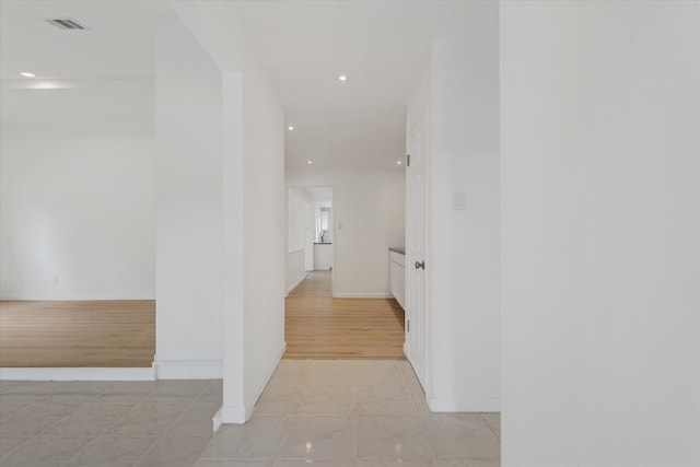 5511 Hickory Forest Dr, Houston, TX 77088 - corridor with baseboards and recessed lighting
