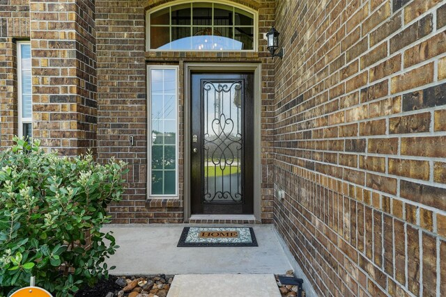3651 Lake Bend Shore Dr, Spring, TX 77386 - view of exterior entry with brick siding