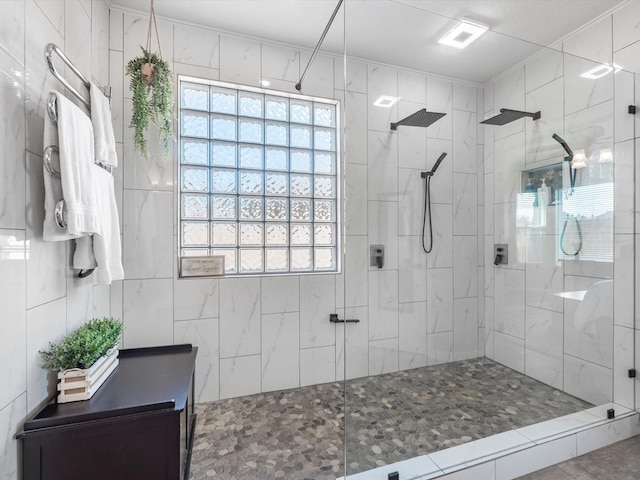 19122 High Canyon Ln, Tomball, TX 77377 - bathroom featuring a walk in shower