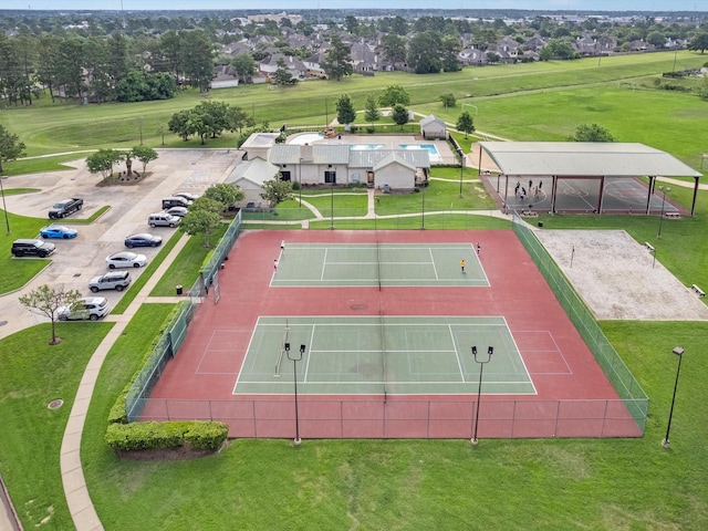 19122 High Canyon Ln, Tomball, TX 77377 - drone / aerial view
