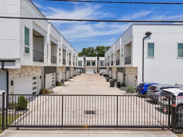 4509 Whitney Park Way, Houston, TX 77022 - view of concrete road with a residential view