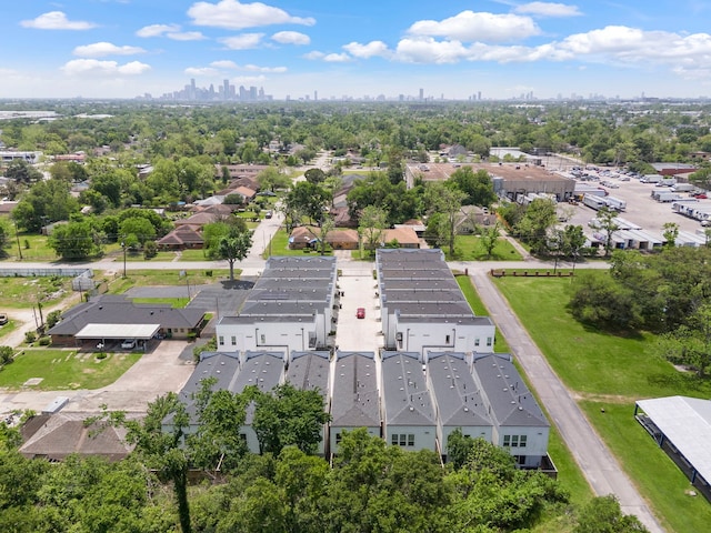 4509 Whitney Park Way, Houston, TX 77022 - drone / aerial view of skyline