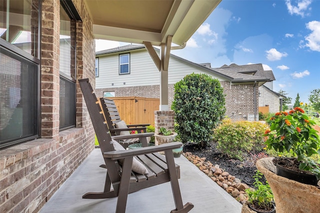 15818 Grampian Reach Ln, Humble, TX 77346 - view of porch