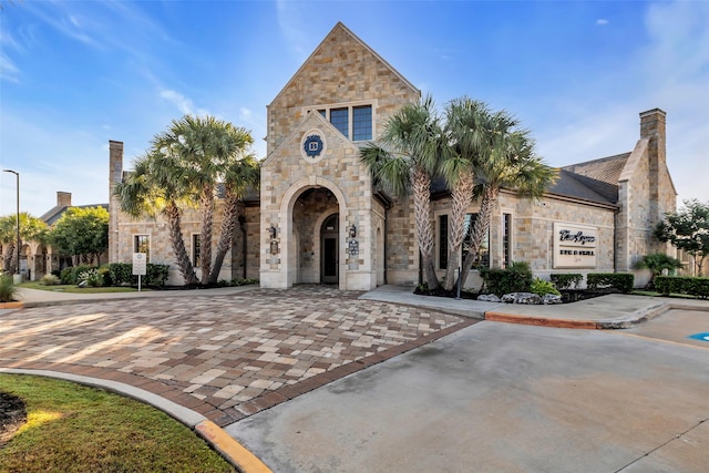 15818 Grampian Reach Ln, Humble, TX 77346 - view of front of house with stone siding