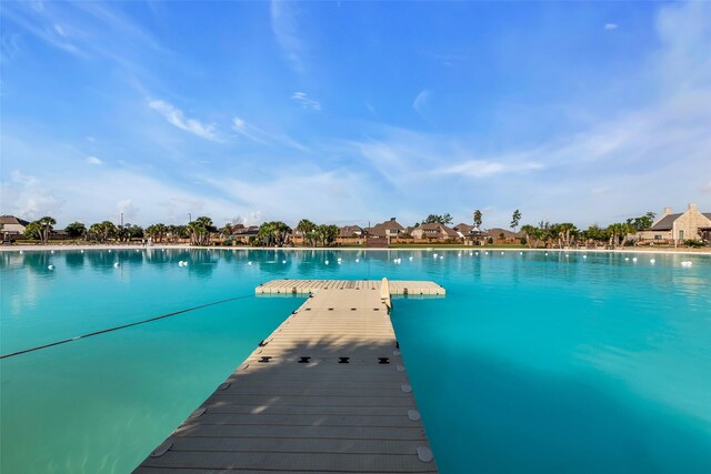 15818 Grampian Reach Ln, Humble, TX 77346 - view of swimming pool featuring a boat dock