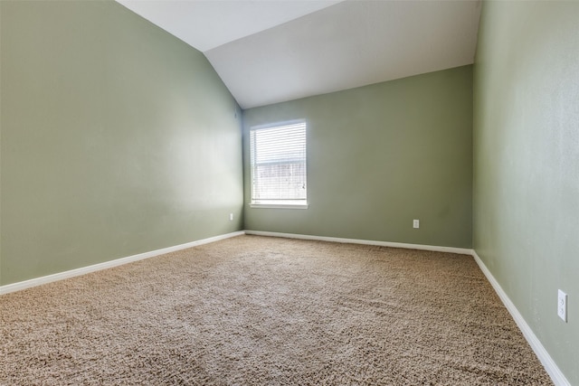 2803 Youpon Glen Way, Fresno, TX 77545 - carpeted empty room featuring lofted ceiling and baseboards