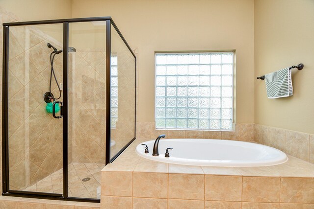 902 Delford Way, Sugar Land, TX 77479 - bathroom featuring a garden tub and a stall shower