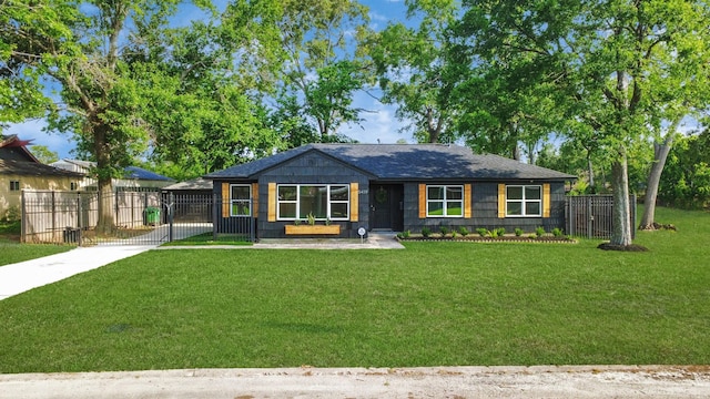 5419 N Crooked Creek Dr, Houston, TX 77017 - view of front of home featuring a gate and driveway