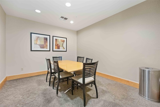 3505 Sage Rd Unit 1508, Houston, TX 77056 - carpeted dining room featuring baseboards and recessed lighting