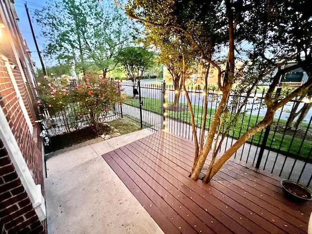 1715 Hadley St, Houston, TX 77003 - view of wooden terrace