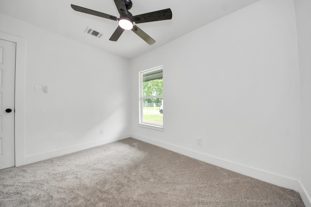 11503 Duane St, Houston, TX 77047 - carpeted empty room featuring a ceiling fan and baseboards