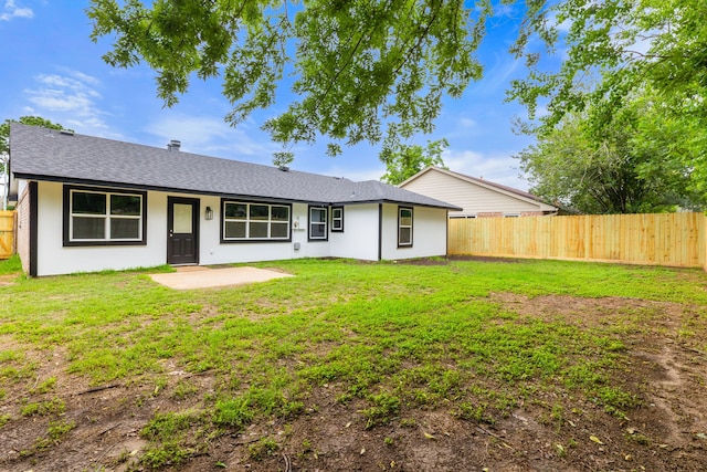 7414 Sunlight Ln, Houston, TX 77095 - back of house with roof with shingles and stucco siding