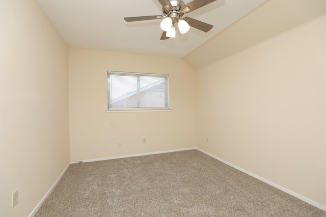 8606 Quail Vista Dr, Missouri City, TX 77489 - carpeted empty room featuring baseboards and a ceiling fan