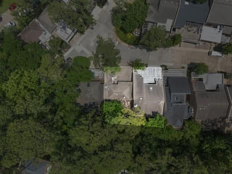 201 Vanderpool Ln Unit 118, Houston, TX 77024 - aerial view of property and surrounding area