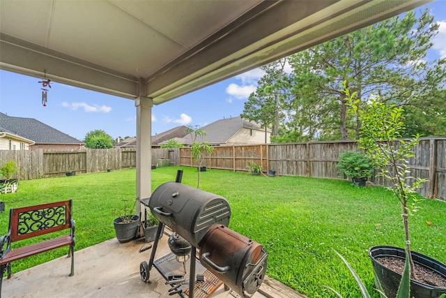 17335 Lake Clark Ln, Humble, TX 77346 - view of yard featuring a patio area
