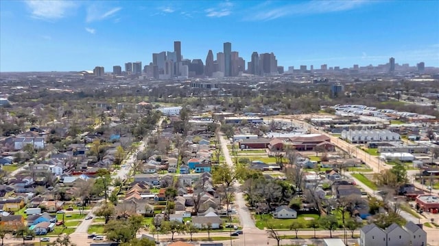 515 Canadian St, Houston, TX 77009 - bird's eye view of city skyline