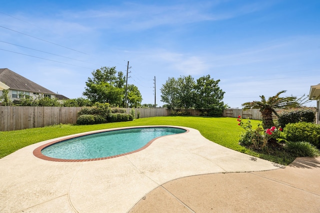 5539 Emerald Pointe Ct, Sugar Land, TX 77479 - view of swimming pool featuring a patio
