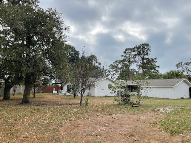 10214 Moorberry Ln, Houston, TX 77043 - view of yard