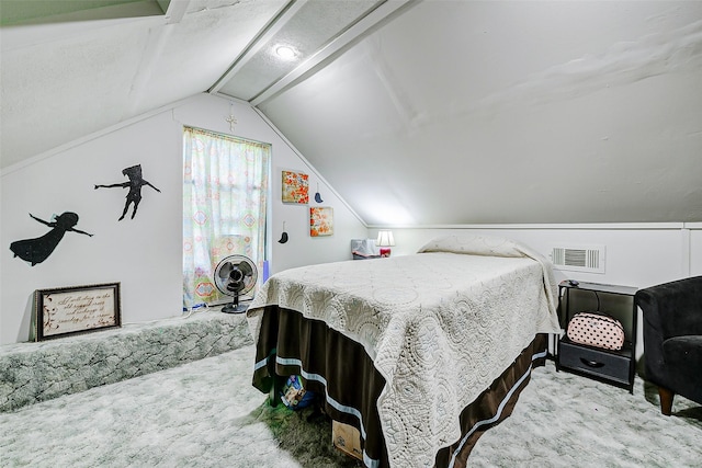 637 County Road 6502 E, Dayton, TX 77535 - carpeted bedroom featuring lofted ceiling