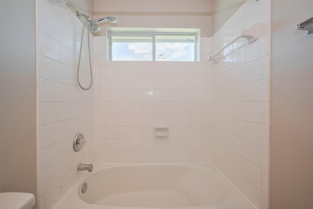 2311 Foster Leaf Ct, Richmond, TX 77406 - bathroom with tub / shower combination and toilet