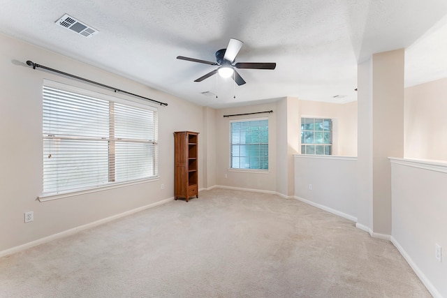 17131 Valley Palms Dr, Spring, TX 77379 - unfurnished room with ceiling fan and carpet