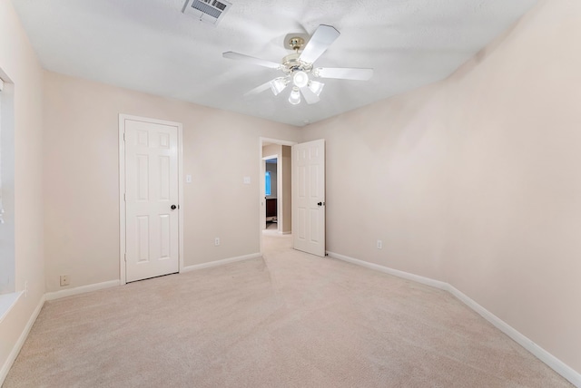 17131 Valley Palms Dr, Spring, TX 77379 - unfurnished bedroom featuring carpet floors and ceiling fan