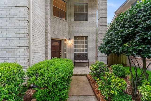 17131 Valley Palms Dr, Spring, TX 77379 - doorway to property with brick siding