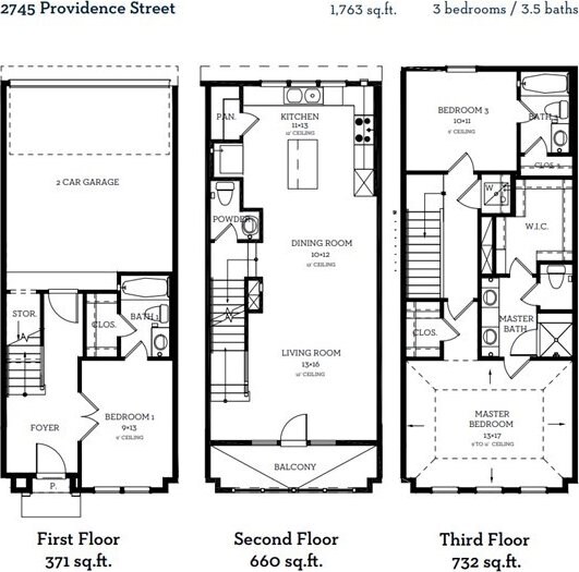 2745 Providence St, Houston, TX 77020 - floor plan / room layout