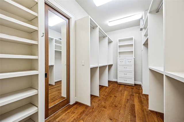 5311 Indigo St, Houston, TX 77096 - walk in closet with dark wood-style flooring
