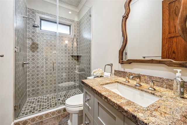 5311 Indigo St, Houston, TX 77096 - full bathroom with vanity and a stall shower