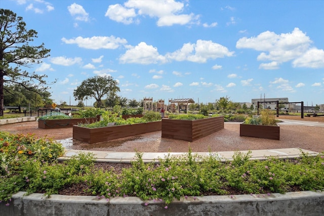 11442 Galbreath Dr, Houston, TX 77066 - view of property's community featuring a garden