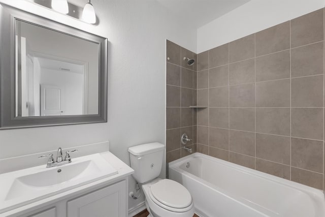 10091 Black Maple Dr, Conroe, TX 77385 - full bath with toilet, vanity, and  shower combination