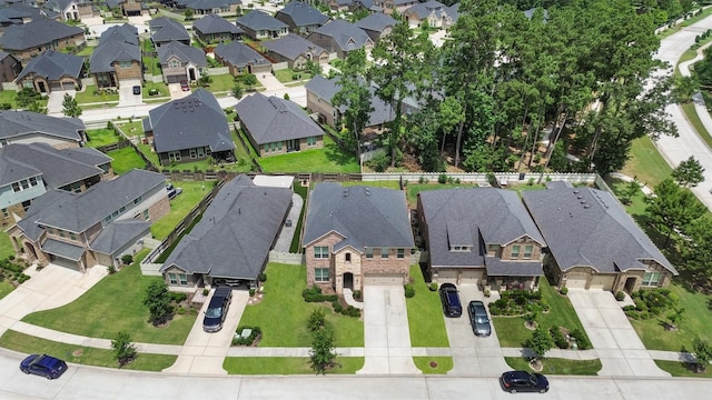 10091 Black Maple Dr, Conroe, TX 77385 - aerial view of property and surrounding area featuring nearby suburban area