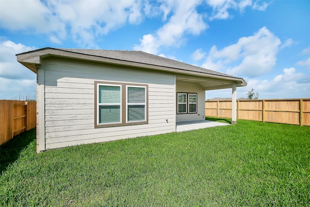 1203 Wildflower Way Dr, Beasley, TX 77417 - back of property with a patio area and a fenced backyard