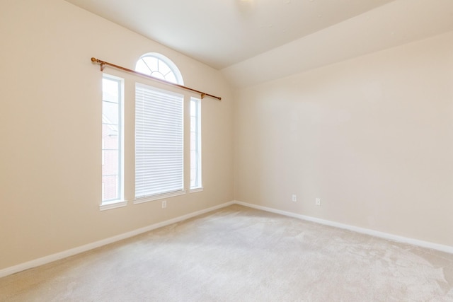 3531 Urban Woods Trl, Houston, TX 77008 - unfurnished room featuring light colored carpet and lofted ceiling