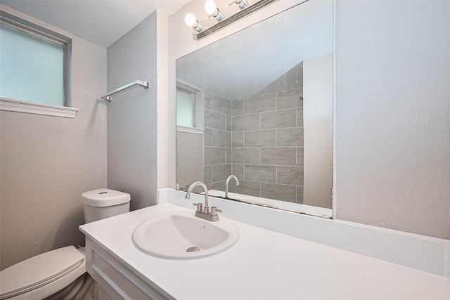 9003 Chateau Forest Dr, Houston, TX 77088 - full bath with toilet, vanity, and a shower