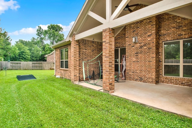 12406 Fort Isabella Ct, Tomball, TX 77375 - view of yard featuring a patio