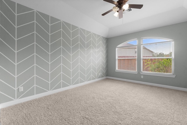 7 Fraiser Fir Pl, Spring, TX 77389 - carpeted empty room with a ceiling fan and baseboards