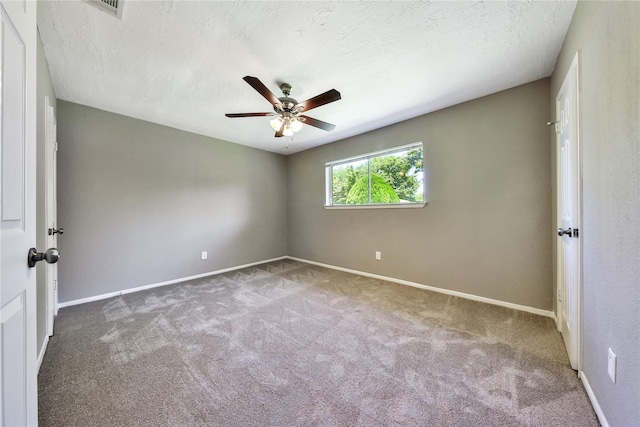 9814 Appleridge Dr, Houston, TX 77070 - carpeted empty room with a ceiling fan and baseboards