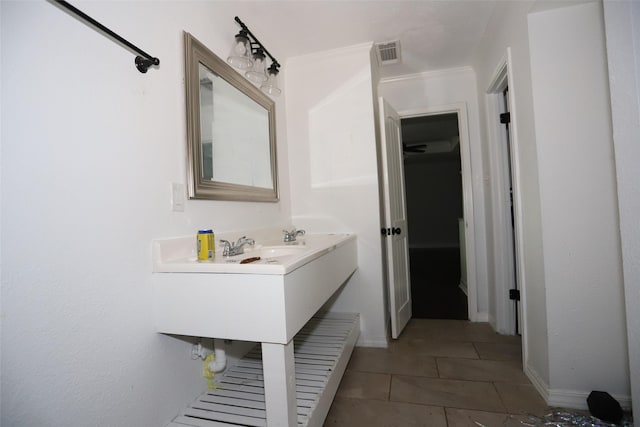 5952 Moonstone St, Port Arthur, TX 77640 - bathroom with tile patterned floors and baseboards