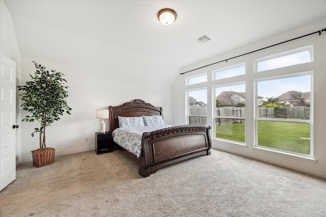 1810 Opal Field Ln, Richmond, TX 77469 - bedroom with carpet, vaulted ceiling, and baseboards