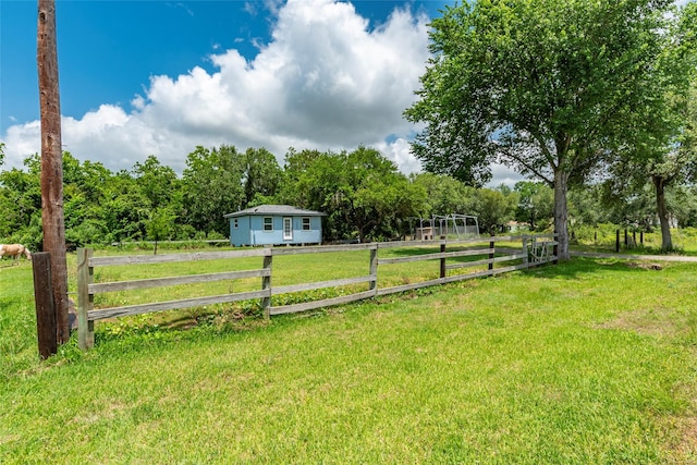 7230 Moore St, Hitchcock, TX 77563 - view of yard with a rural view