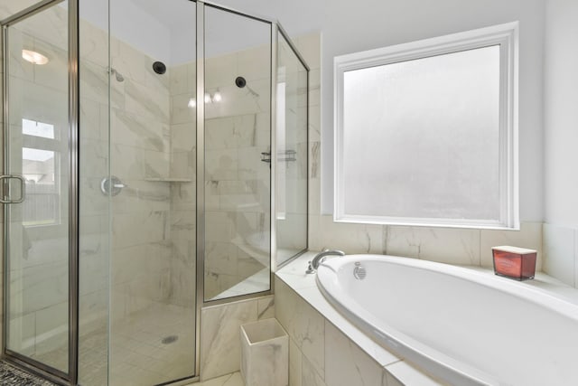 23014 Blackstone Park Rd, Katy, TX 77493 - full bath featuring a bath and a stall shower