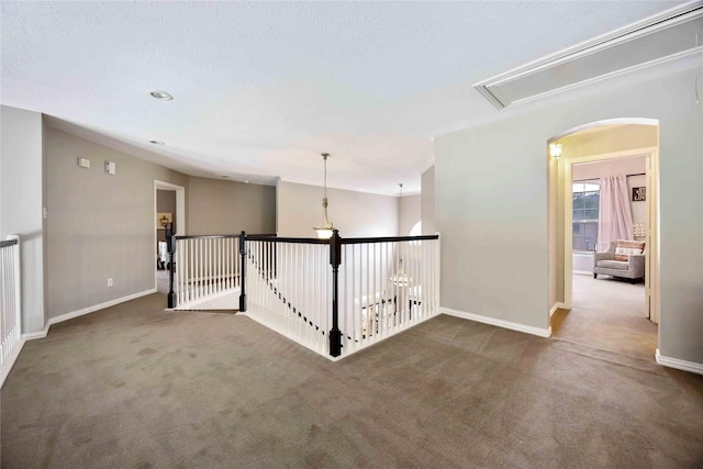 259 W Thorn Way, Houston, TX 77015 - hall featuring carpet floors and baseboards