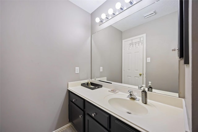 259 W Thorn Way, Houston, TX 77015 - bathroom featuring vanity and baseboards