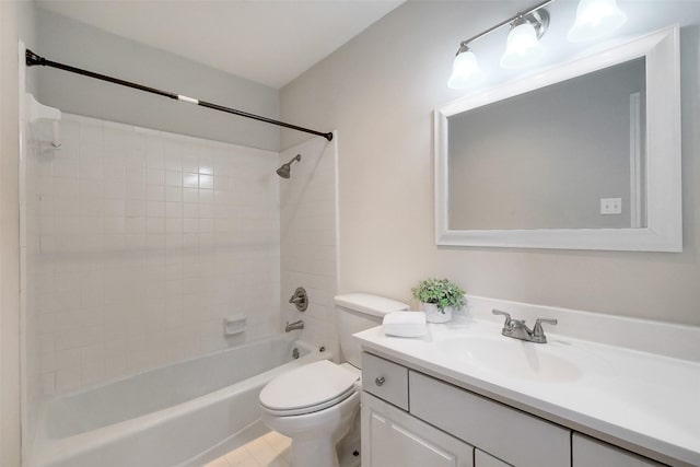 1321 Fountain View Dr Unit 131, Houston, TX 77057 - bathroom featuring vanity, toilet, and shower / bath combination