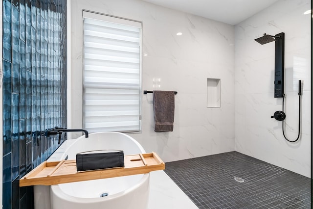 2200 Marnel Rd Unit F, Houston, TX 77055 - full bath featuring a marble finish shower